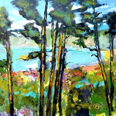 View of Monterey Bay, Original Painting