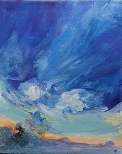 Vento blu, dipinto originale