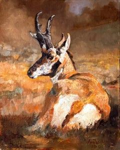 Intronizzato, Pittura a olio