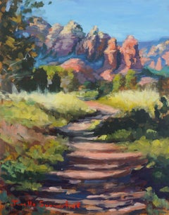 Vista desde el Sendero de la Mesa del Aeropuerto, Pintura al Óleo