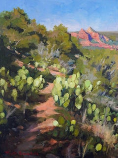 Along the Airport Mesa Trail, Oil Painting