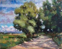 El Camino a Fromista, Pintura al Óleo