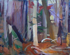 Studio della foresta #5, dipinto originale