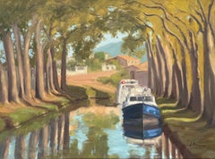 Canal du Midi, Pittura a olio