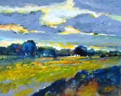 Luz sobre mostaza, Pintura original