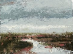 A propósito del cielo, Pintura al óleo