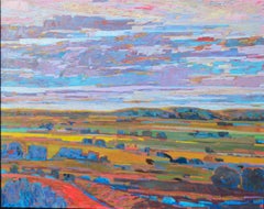 Rolling Fields and Skies, Oil Painting
