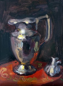 Argento e cremisi, Pittura a olio