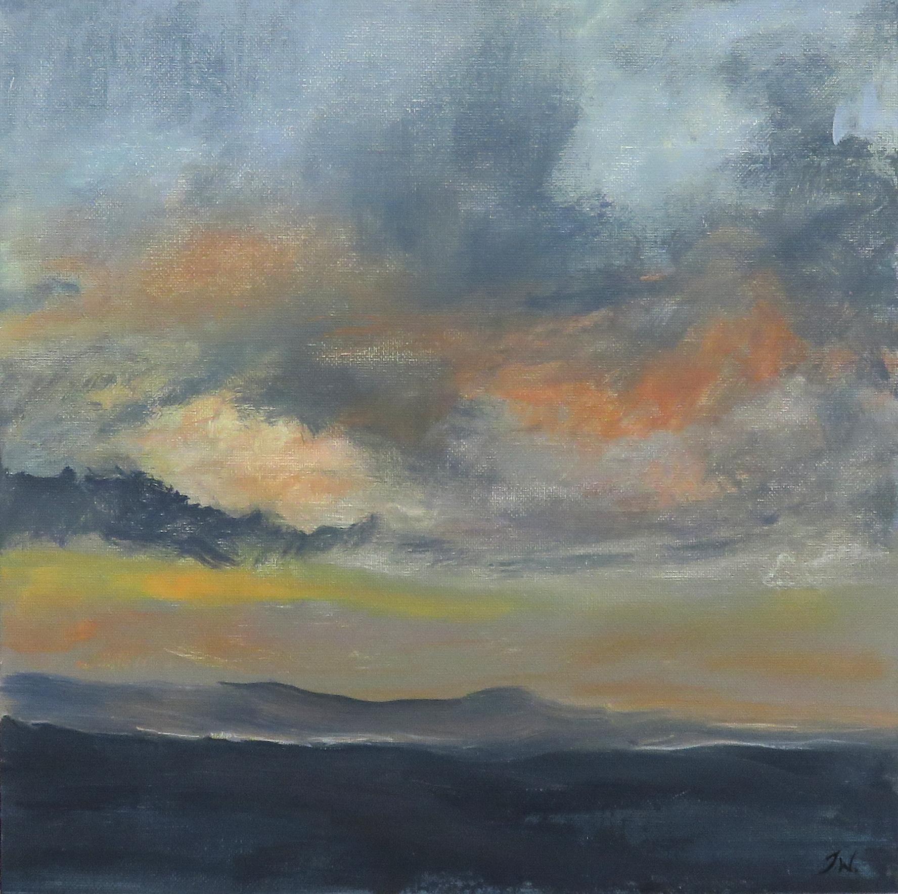 Tramonto sull'isola, dipinto originale