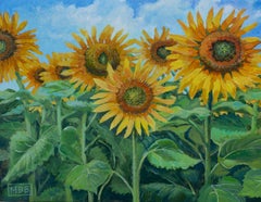 Campo de girasoles, Pintura original