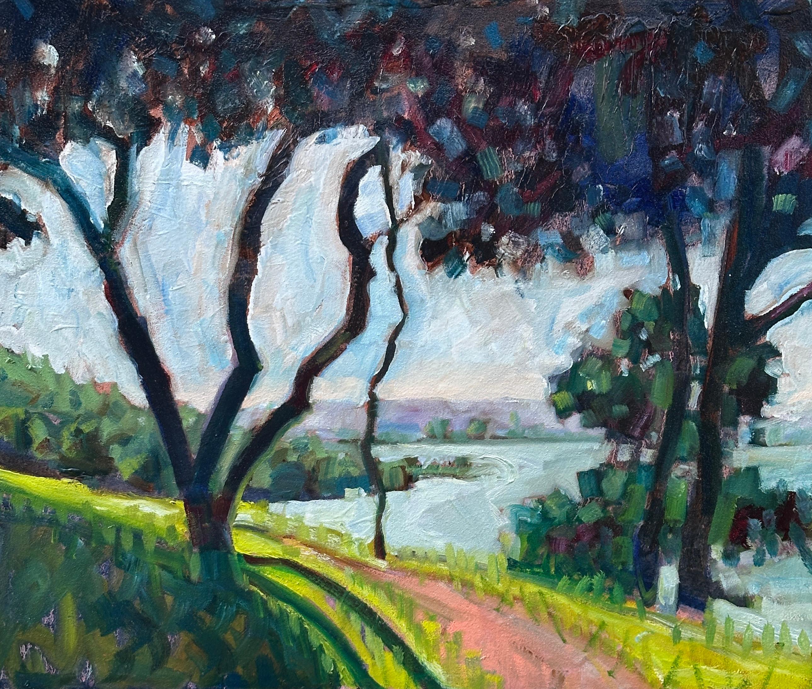 Landscape Painting James Hartman - Miwok Trail, peinture à l'huile