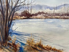 Campi d'inverno, dipinto originale