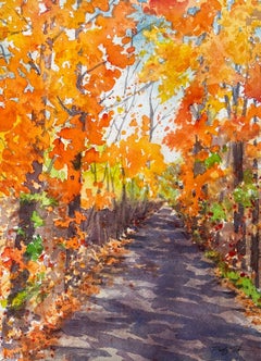 Fall Running, Original Painting