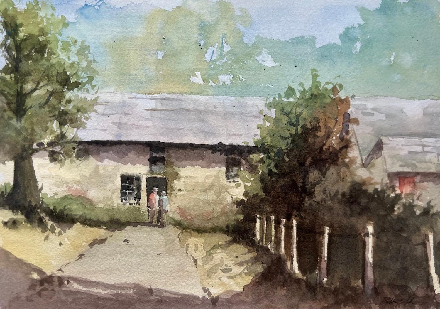Country Stroll, Original Painting
