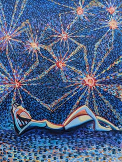 Guardare le stelle, dipinto originale