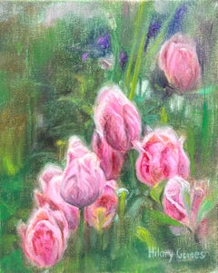Soñando con la primavera, Pintura al óleo