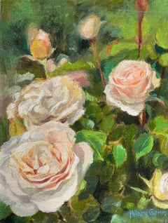 Tesoros de jardín, Pintura al óleo