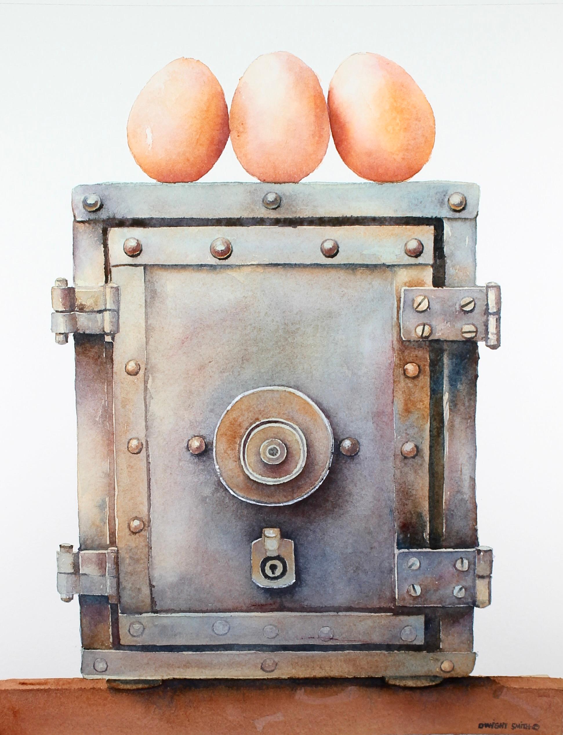 Los huevos seguros, Pintura original