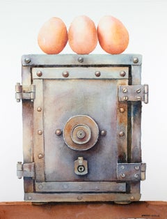 Los huevos seguros, Pintura original