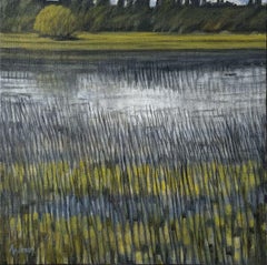Estanque apacible, Pintura original