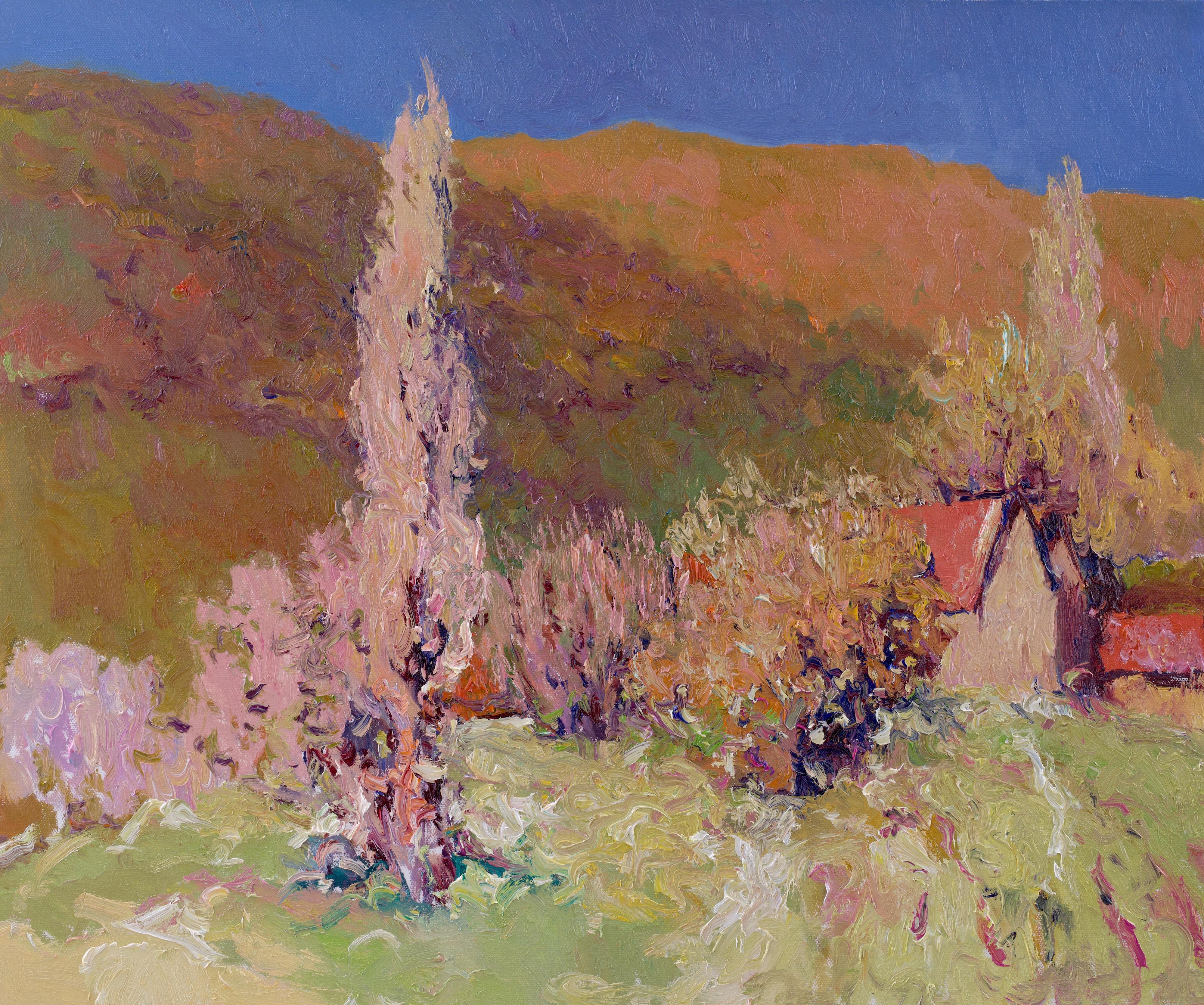 Before the Trees Become Green, Oil Painting