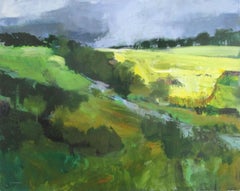 Cielo nuvoloso, Cotswolds, Pittura originale