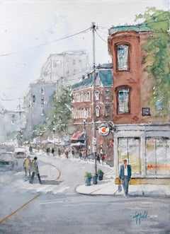 Old Port Town, Original Painting