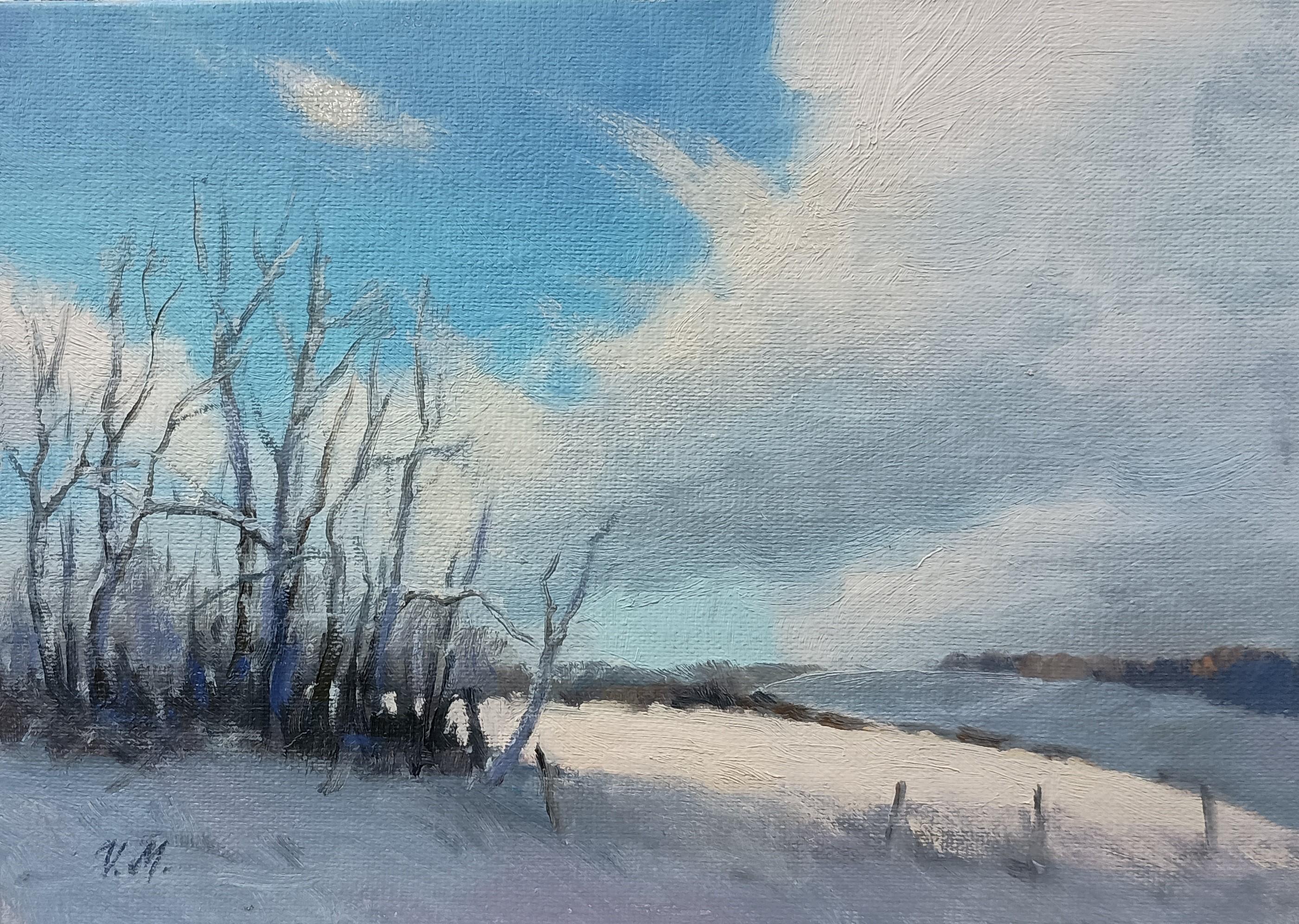 Landscape Painting Viktoria Majestic - Éternité, peinture à l'huile