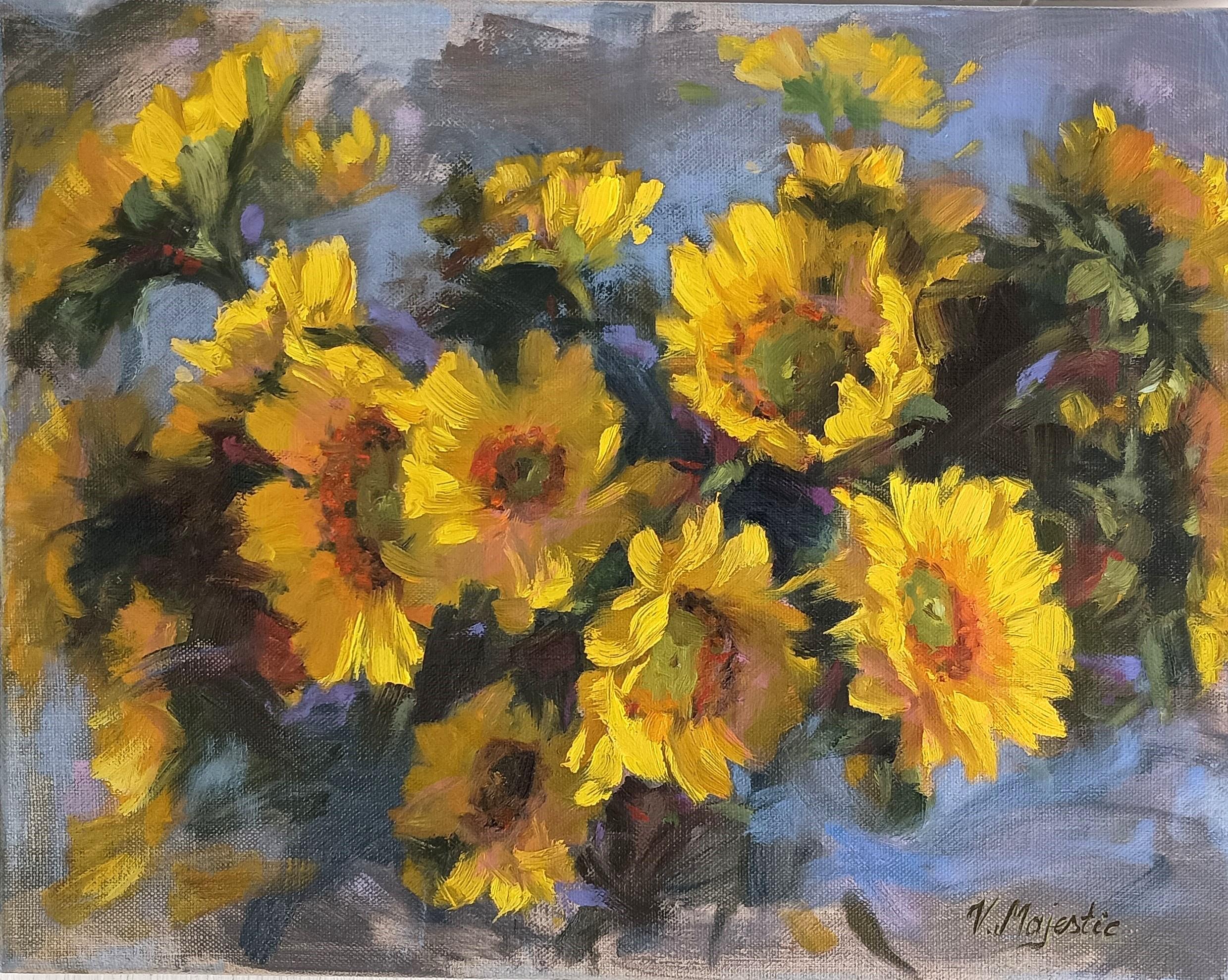 Still-Life Painting Viktoria Majestic - Un peu de soleil, peinture à l'huile