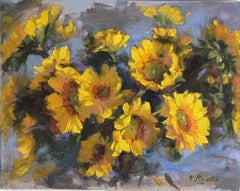 Un poco de sol, Pintura al óleo
