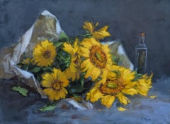 A Bouquet of Sunshine, Oil Painting