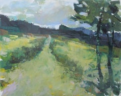 Path Toward Mountains, Provence, Original Painting