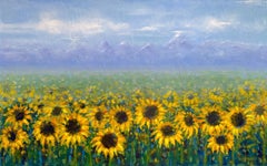 Field of Sunflowers, Original Painting