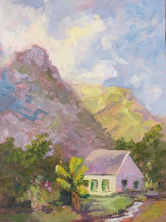 Cottage della valle di Iao, Pittura a olio