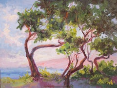 Beach Windows: Windbent, Oil Painting