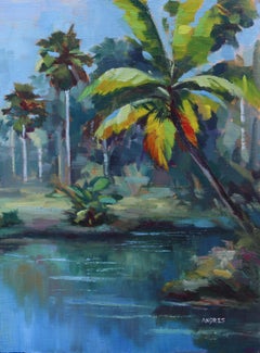 A la sombra de Rivera, Pintura al óleo