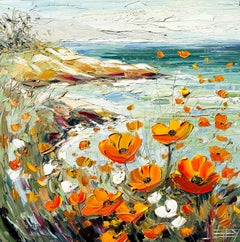 Wildflower Coast, Oil Painting