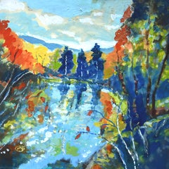 El estanque de Wilson, pintura original