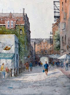 Near the Wharf, Original Painting