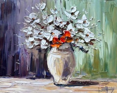 Radiance dans le calme, peinture à l'huile