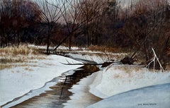 Frío invernal, pintura original