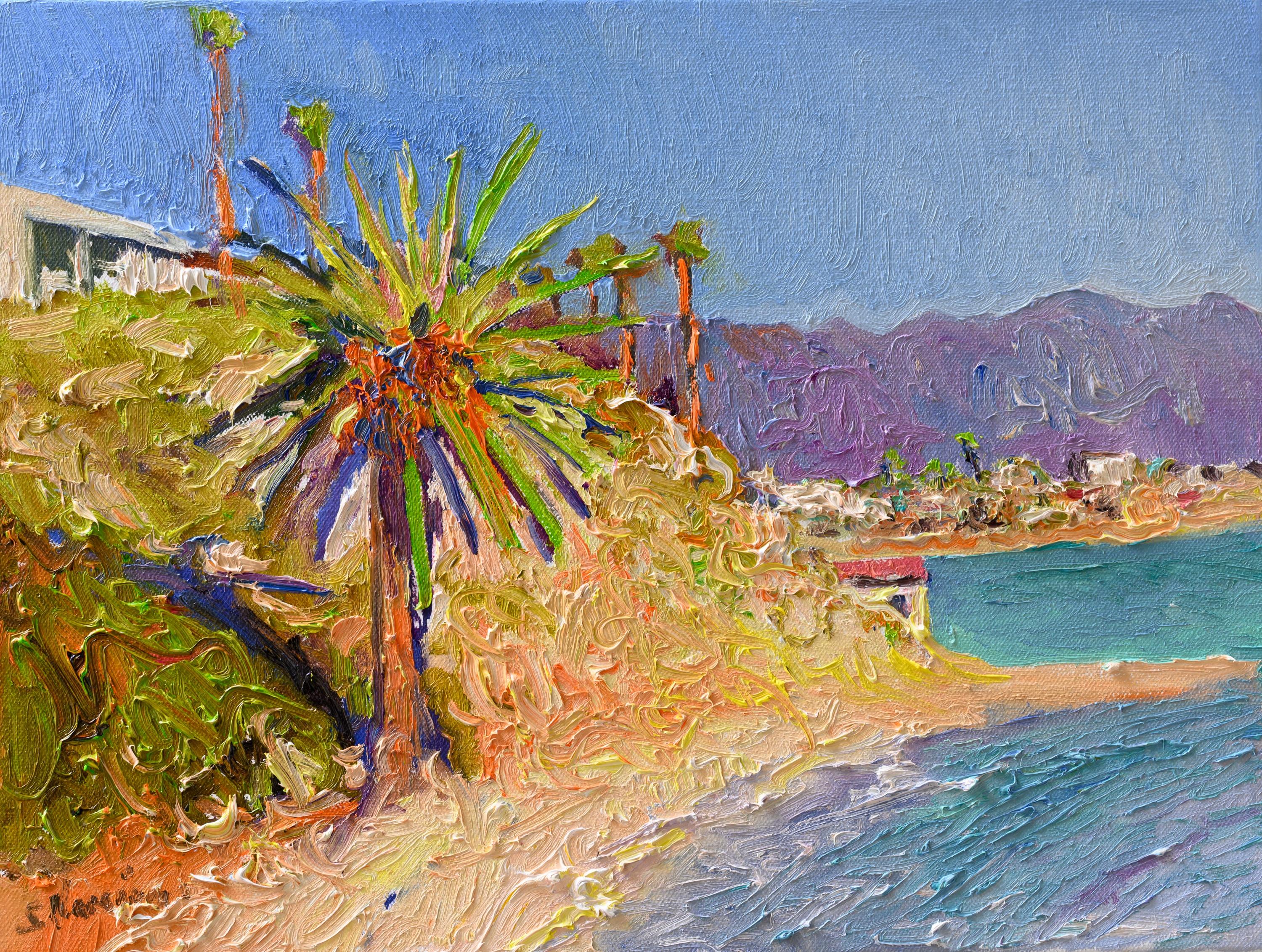 Suren Nersisyan Landscape Painting – Sunny Day in California, Ölgemälde