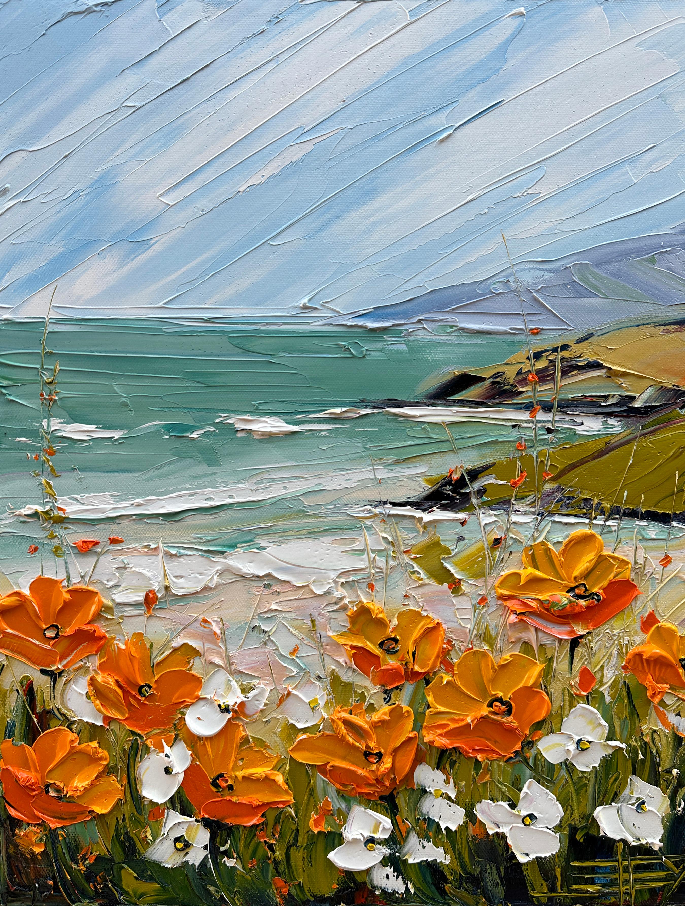 Landscape Painting di Lisa Elley - Il sentiero del mio cuore, Pittura a olio