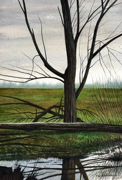 Landscape Drawings and Watercolors