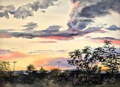 Landscape Drawings and Watercolors