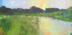 Soleil sur le marais, peinture originale