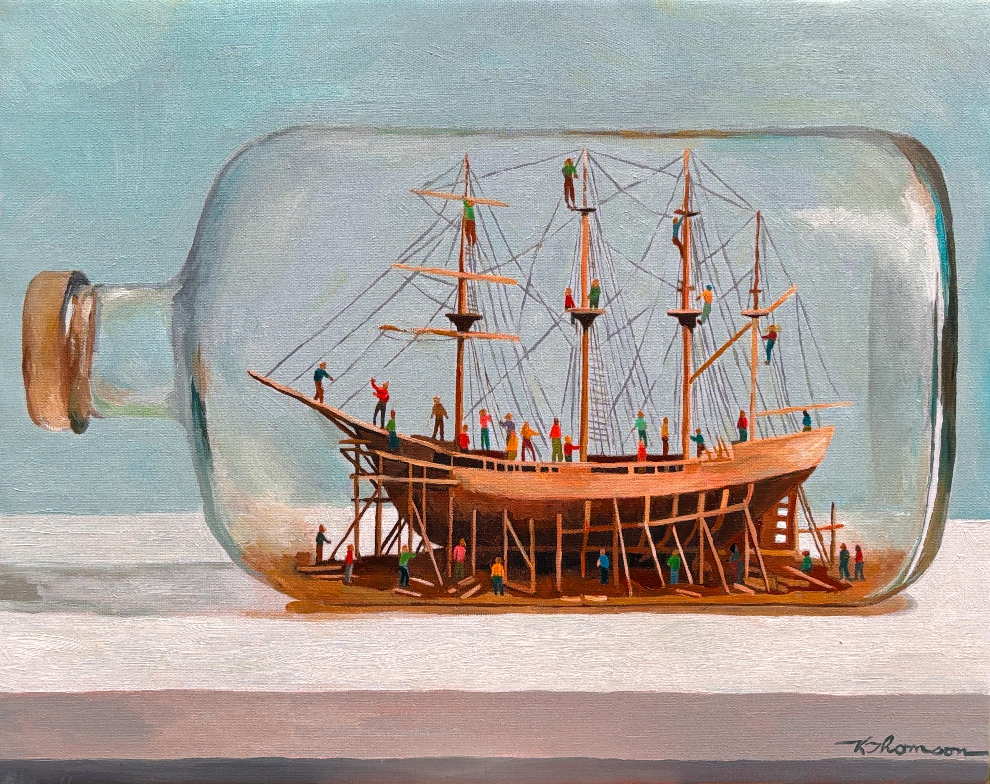 Still-Life Painting di Keith Thomson - Come lo fanno, Pittura a olio