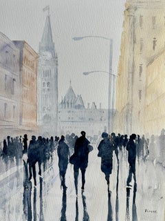 Watercolor Interior Drawings and Watercolors