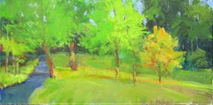 Trees in the Park, Original Painting