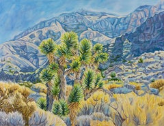 The Joshua Tree in the Canyon, Oil Painting